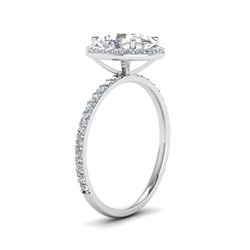 Image of Choose Your Gemstone Oval Halo Ring 925 Sterling Silver Oval Shape Halo Engagement Rings Gemstone Wedding Promise Gift Casual Wear Party Wear Daily Wear Office Wear US Size 4 to 12