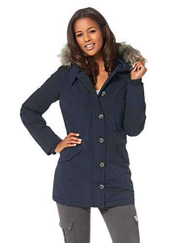 Preisvergleich Produktbild KangaROOS Damen Parka Jacke Kapuze (Navy, 36)