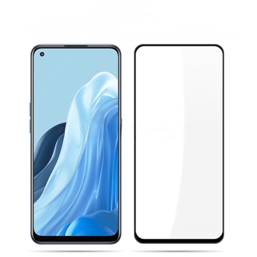 Kepuch 2 Pack Tempered Glass Screen Protector for Oppo Reno 7 5G, Find X5 Lite