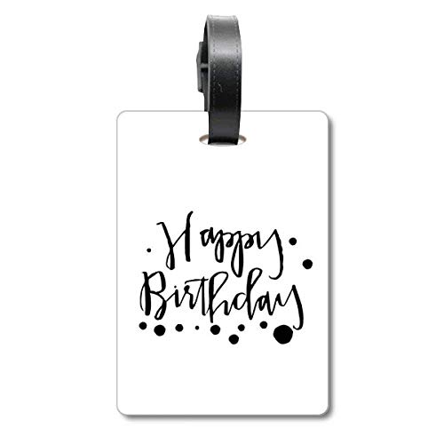 Étiquette pour valise Happy Birthday voyage bagage