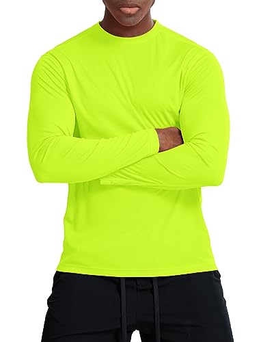 Image of Dry Fit Athletic Shirts for Men Short /Long Sleeve Workout Shirt