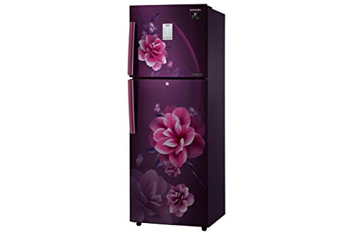 Image of Samsung 253 L 2 Star Inverter Frost-Free Double Door Refrigerator Appliance (RT28T3932CR /HL, Camellia Purple, Convertible, 2022 Model)