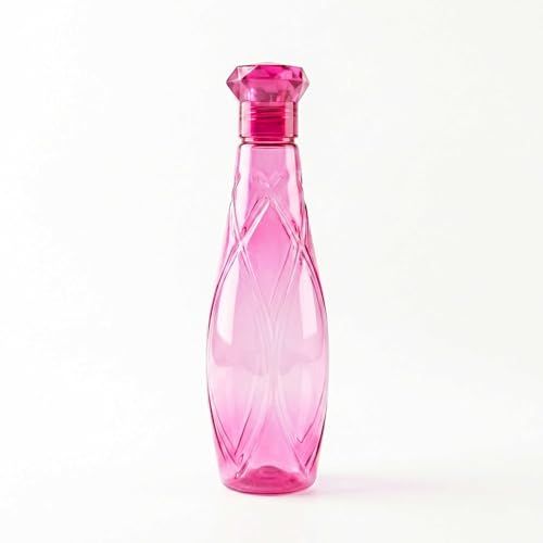 Image of RED WIND Unbreakable 1 Litre Crystal Curve Water Bottles | Pack of 3 | Multicolor | Leakproof Screw Cap | BPA-Free | Bottles for Fridge, Gym, Home, Office, School and Travel