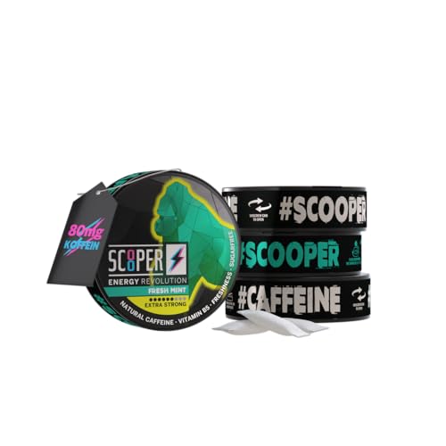 SCOOPER ENERGY Hype Box Extra Strong I 80 mg   2 x Cola helada Extra Strong, 2 x Fresh Mint Extra Strong I 4 x 7,2 g