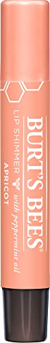 Burt's Bees 100% Natural Moisturizing Lip Shimmer, Apricot - 1 Tube