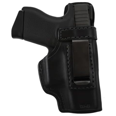Stoner Holsters 415 IWB Leather Holster Compatible with Glock 43, 43X and Springfield Hellcat HCMC (Right) Cover