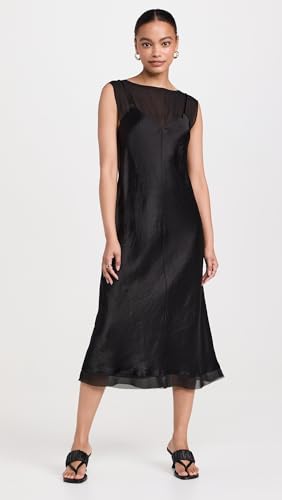 Image of Vince Women's Chiffon Layered Slip Dress