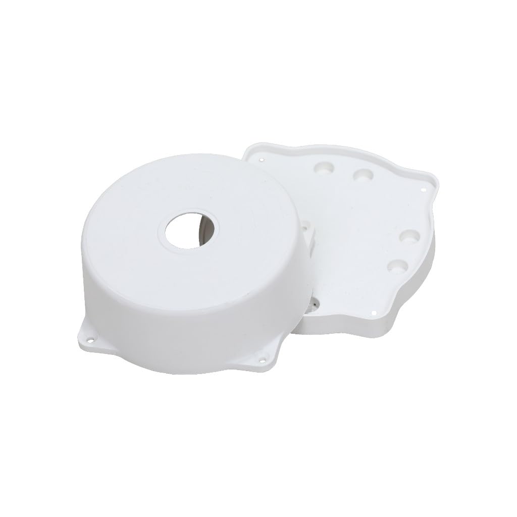 PRO-113 Universal CCTV Camera Junction Box, White, UV-Resistant PP5 Plastic, 4.53x1.65 Inch, Wall/Ceiling/Pole Mount, Weather-Resistant | (4 Pack)