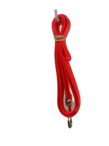6 Ft Dog Leash 2 Ply Heavy Duty Hand Made (Orange)