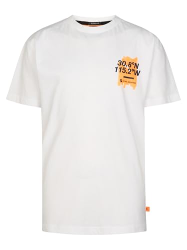 T-Shirt Petrol Industries Boys blanc taille 152 avec imprimé graphique B-1060