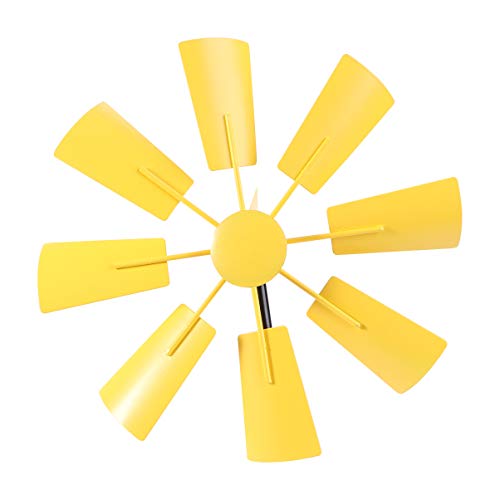 Hemoton Cata-Ventos de Jardim Cata-Ventos de Gramado Moinho de Vento de Metal Cata-Vento para Festa