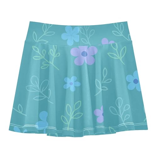 Tennis Skirt for Girls with Shorts Flowy Running Skirt for Little Girl Pleated Skirt Kids with Pockets2