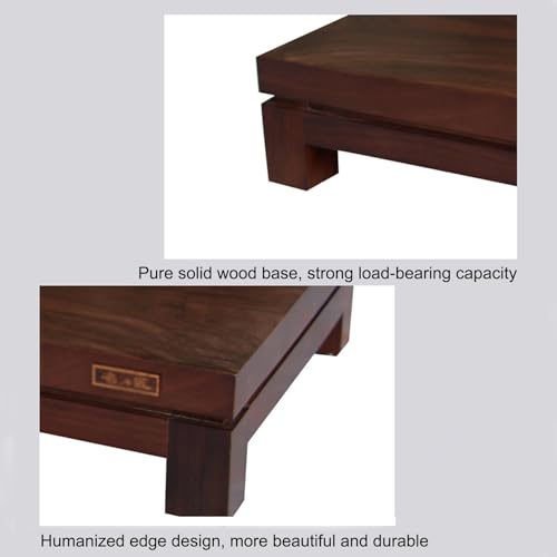 Support multimédia AV en bois et étagère d'angle pour console