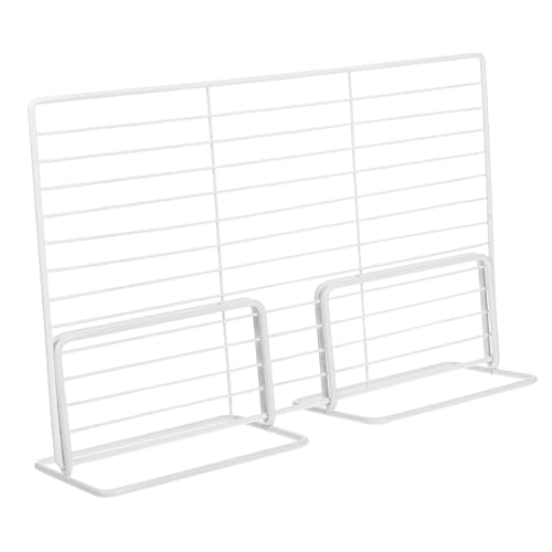 SOIMISS Estante del Compartimiento del refrigerador divisores de refrigerador Ajustables divisores de congelador para congelador Inferior Divisor del cajón del refrigerador Planchar Blanco