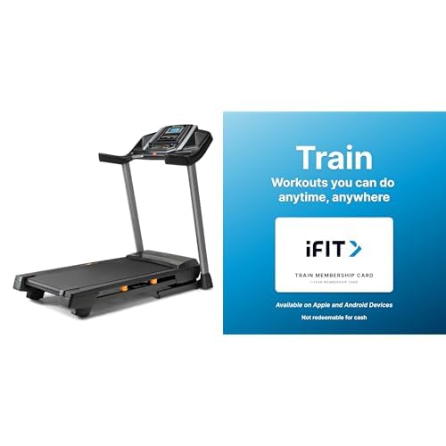 NordicTrack T 6.5 S Treadmill with 5' Display and SpaceSaver Design + iFIT Train Monthly Membership - 1 Month Included