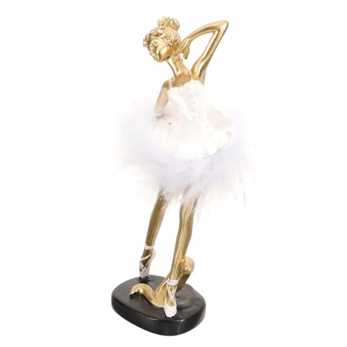 Toyvian Figurine Danseuse Ballet en Résine 7.09In Statue Décorative pour Bureau Chambre Fille...