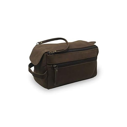 Mäns äkta läder necessär vattentät doppsats rakväskor och skötsel för resor brudgummar gåva män kvinnor hängande dragkedja smink badrum sminkväska sminkväska