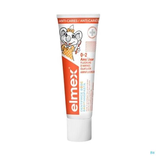 Elmex Toothpaste For Baby 0-2 Years Old 50Ml per igiene quotidiana, formato pratico