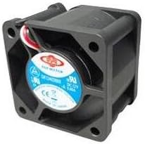 DF124028BM-PWMG 40x40x28mm 12 Volt 2 Ball Bearing 9000 rpm 0.40 amp 4.80 watts 16.36 cfm 16.25 mm/H2O 47.74 dBA 4 wires PWM Function Cooling Fan
