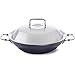 Fissler Luno / Aluminium-Wok, beschichtete-Pfanne,Servierpfanne (Ø 31 cm) mit Metall-Deckel, antihaftversiegelt, hoher Rand - Induktion