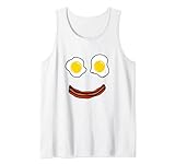 Speck und Eier Happy Smiley Face Brunch Frühstück Tank Top