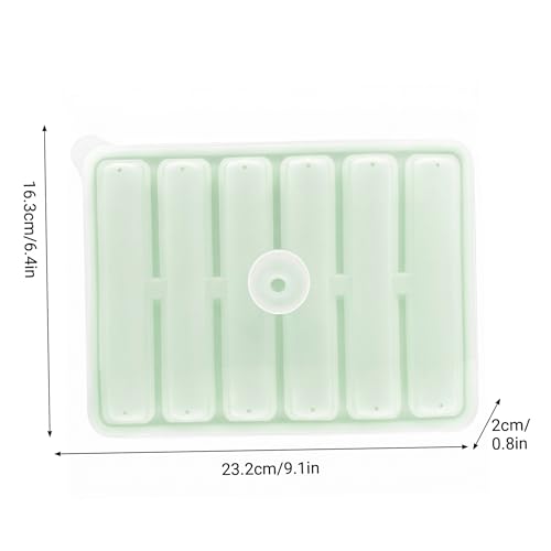 Bandeja para cubitos de hielo de silicona con tapa miniatura 4