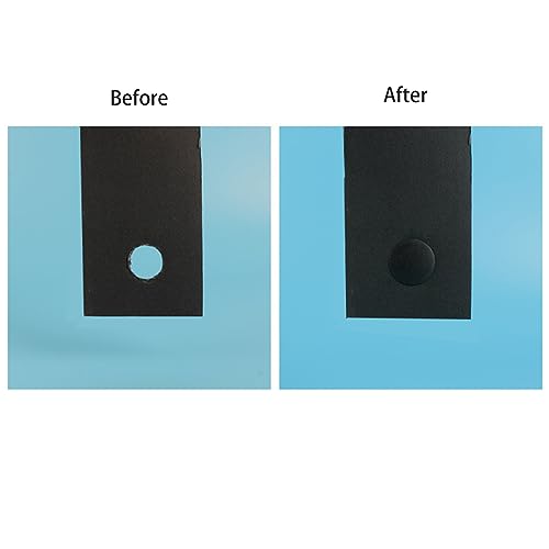 Image of 40pcs 3 /4 inch Flush Mount Black Plastic Body and Sheet Metal Hole Plug, Furniture Fencing Post Pipe Insert End Caps