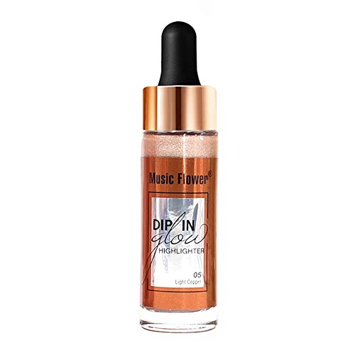 Toamen ReSaltador maquillaje Highlighter Maquillaje Corrector Resplandor de resplandor de cara brillante (E)