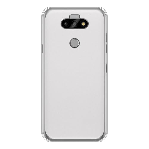 Shantime Soft Case Compatible with LG Risio 4, Slim Shockproof Bumper Protective Back Cover, Anti-Scratch Flexible Shell, Grip-Friendly(White)