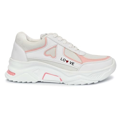 Image of SUSON Women's Synthetic Leather Sneakers Shoes
