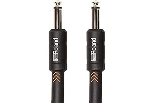 Roland Cavo per strumenti Black Series - 4,5m/15ft, spina dritta/dritta da 1/4 - RIC-B15