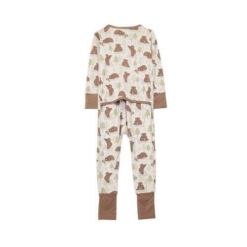 HUGH & HONEY SnugFlex™ Romper, Bamboo Viscose, Baby and Toddler Pajamas, No Zip with Convertible Hands and Feet Coverage2