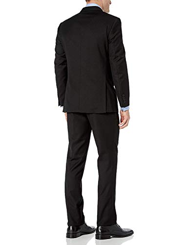 Adam Baker Men's Modern Fit Double Breasted Two-Piece Formal 100% Wool Suit3