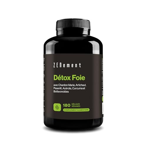 Chardon-Marie, Artichaut, Curcuma, Pissenlit et Bioflavonoïdes - Complément Alimentaire Detox