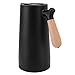 Shipenophy Caraffa da caffè, 1 litro di Grande capacità Staccabile Facile da Pulire Caraffa Termica da 1 litro per l'escursionismo(Nero)