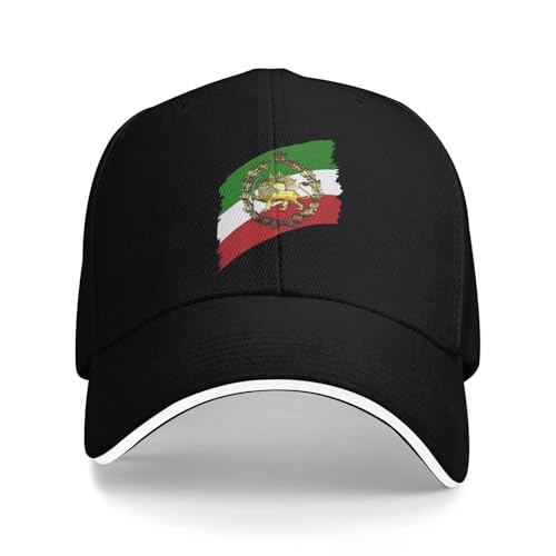 Casquette Iran Pahlavi personnalisable à visière courbée et filet respirant