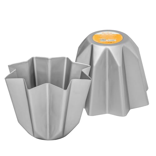 Decora 0062689 stampo pandoro in alluminio anodizzato, 1 kg, argento