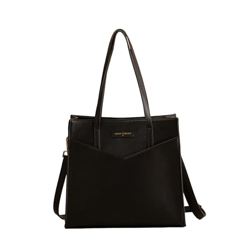 Image of Urban Space Women Tote Bag with Laptop compartment, Handbag for Work, Ladies purse, Stylish Shoulder Bag, Laptop ipad Tote Bags For Office Use, Gift for Women