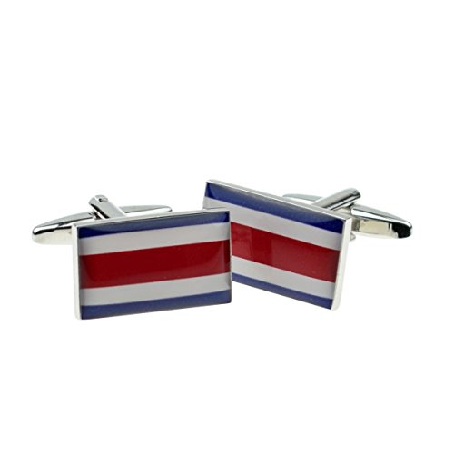 Mancuernillas para Hombre Bandera Costa Rica