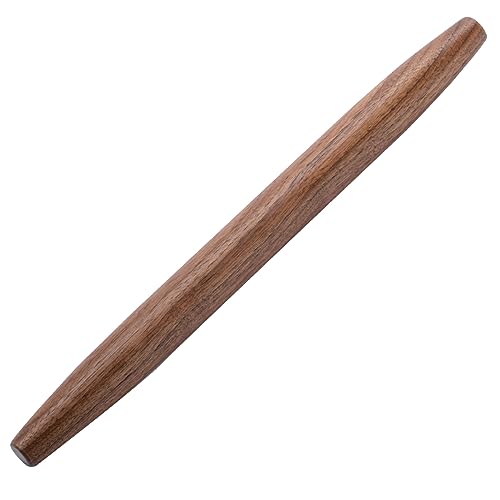 Muso Wood Nudelholz - Französisches Teigroller zum Backen - Walnuss holz Nudelholz Rolling Pin für...