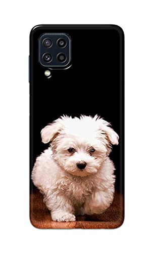 Image of PRINTFIDAA� Printed Hard Back Cover Case for Samsung Galaxy M32 4G | Samsung Galaxy M32 Prime Edition Back Cover (Puppy Dog) -2808