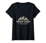 Photo Gallery donna foresta nazionale finger lakes new york maglietta con collo a v Photo Gallery donna foresta nazionale finger lakes new york maglietta con collo a v