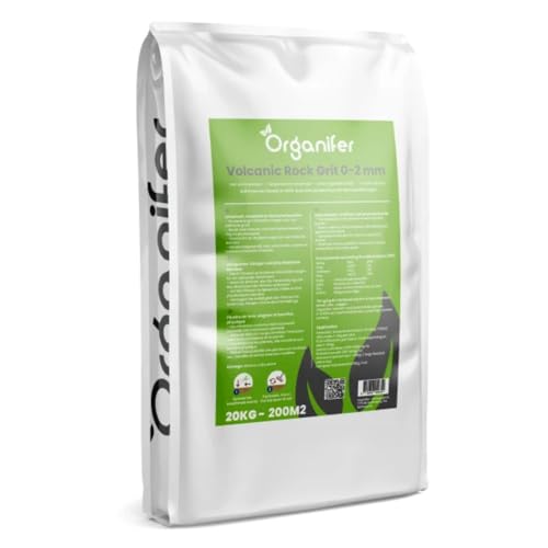 Gravier Pierre De Lave Volcanique - 20 Kg - 200 M2 - Gravier Jardin Extérieur - Pierre Volcanique Décorative Pour Massifs, Pots, Allées - Ph 7,6 - Taille 0-2 Mm -...