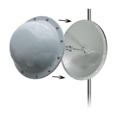 HG5833D - HG5833D - L-COM HG5833D L-com HG5833D 5.8GHz 32.5dBi Parabolic Dish Antenna N-Female com HG5833D 5.8GHz 32.5dBi Parabolic Dish Antenna N-Female