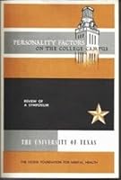 Personality Factors on the College Campus: Review of a Symposium B000IG2GVM Book Cover