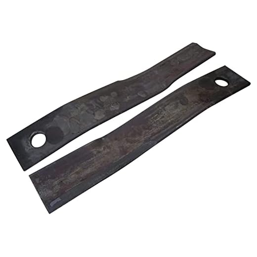 WOODS OEM 19160KT (19160-2 Blade Set) 25" Rotary Cutter Genuine Replacement Blade Kit - Compatible with Many BB, BW, FW, DS and RC Series Rotary Cutters - Heat-Treated, Alloy Steel, Mower Blades