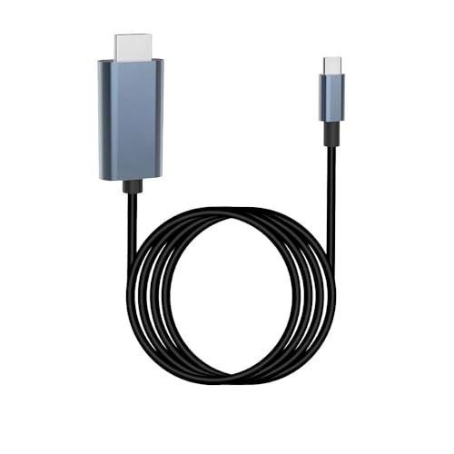 4K HD USB Type C to HDMI �R���o�[�^�[ �e���r�Ń��o�C�������� 2 M �����O�r�f�I�P�[�u��(4K 30HZ)