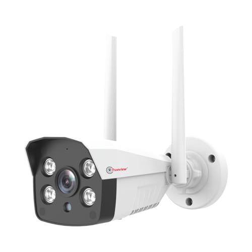 Trueview Smart All Time Color WiFi IP Bullet Camera 3.0 MP 720p CCTV Camera (T18077)