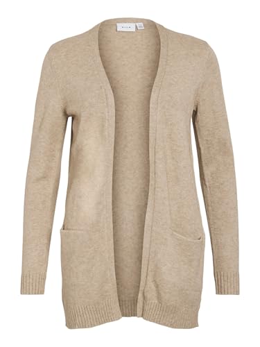 VILA CLOTHES Damen VIRIL L/S OPEN KNIT CARDIGAN-NOOS Strickjacke,, per...