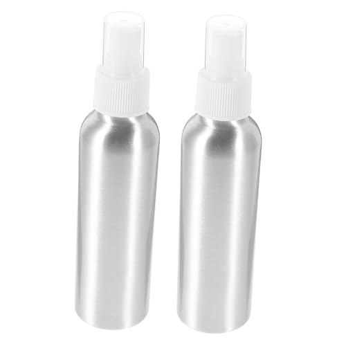 LOLIPPYY 2個空のアルミスプレーボトル 詰め替え可能な微細ミスト容器 トラベル用香水ボトル ノズル付き